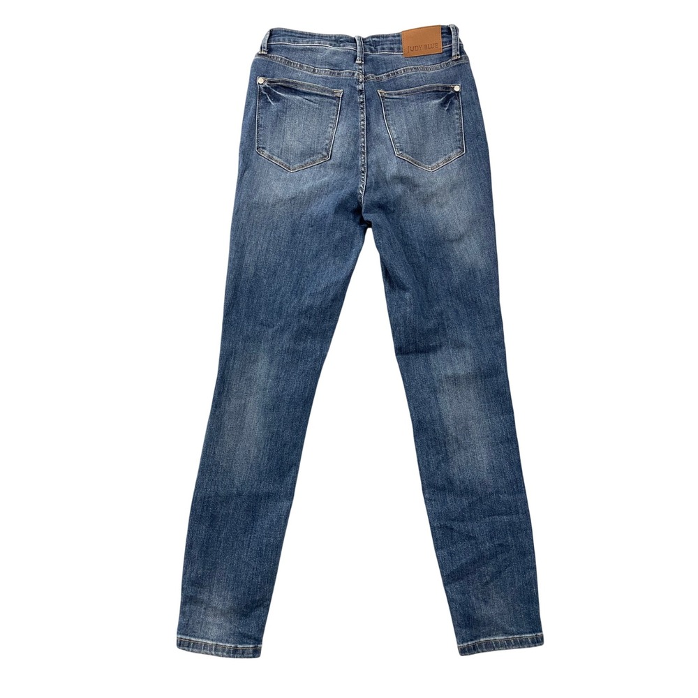 Judy Blue Skinny Jeans in Medium Blue Wash